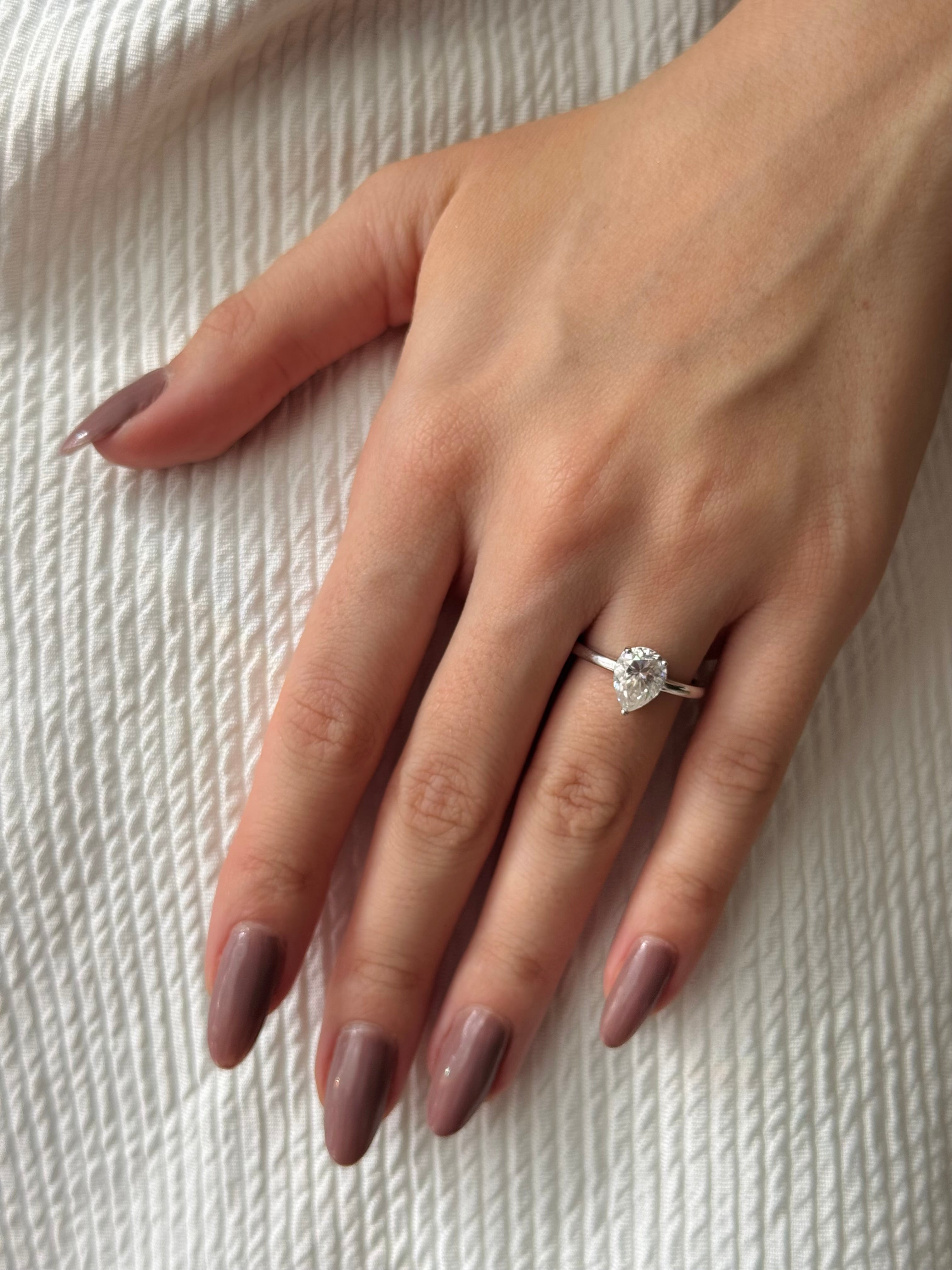 ANEL MOISSANITE SOLITARIO GOTA PRATA 925 01 S