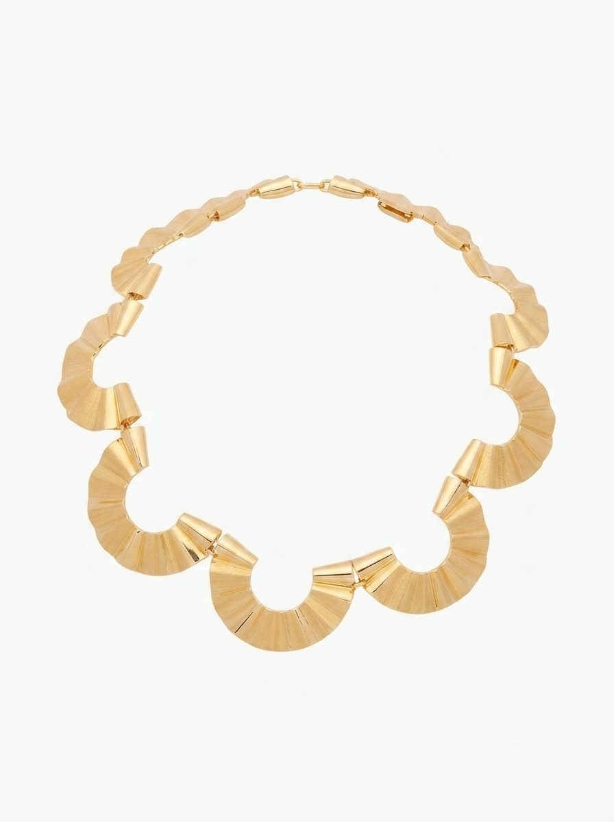 CHOKER DENISE BANHO OURO 18K