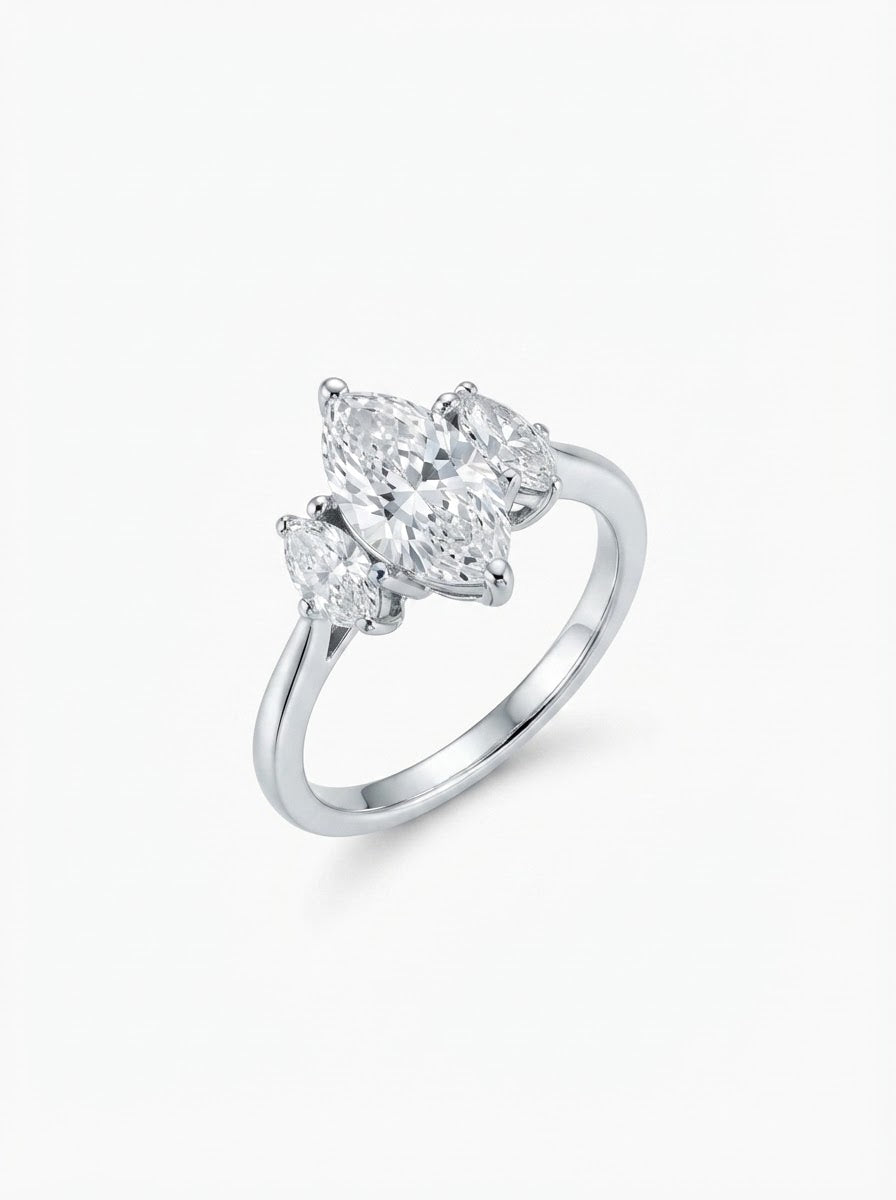 ANEL MOISSANITE 3 NAVETES PRATA 925 124 S ARO: M