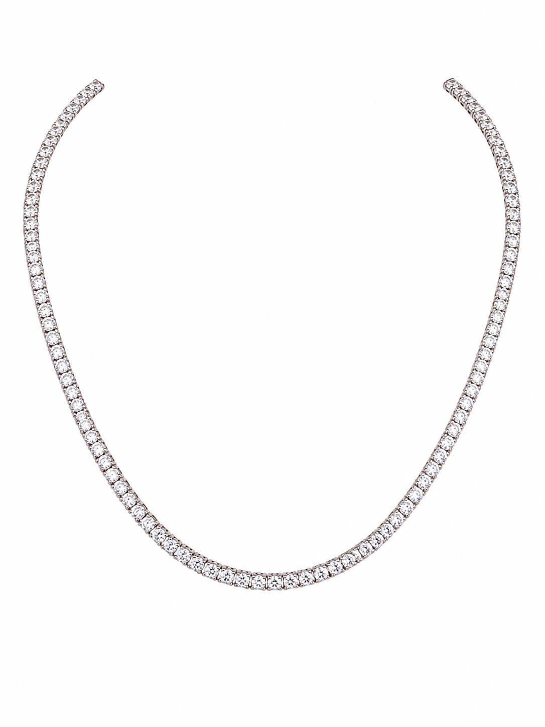 COLAR RIVIERA 4 GARRAS 3MM 42CM PRATA 925 4038 S