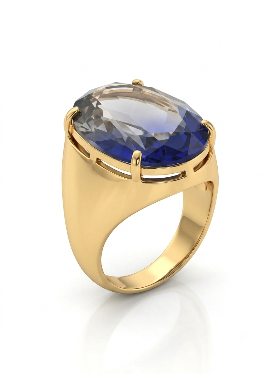 ANEL TRICOLINE BANHO OURO 18K ARO:P