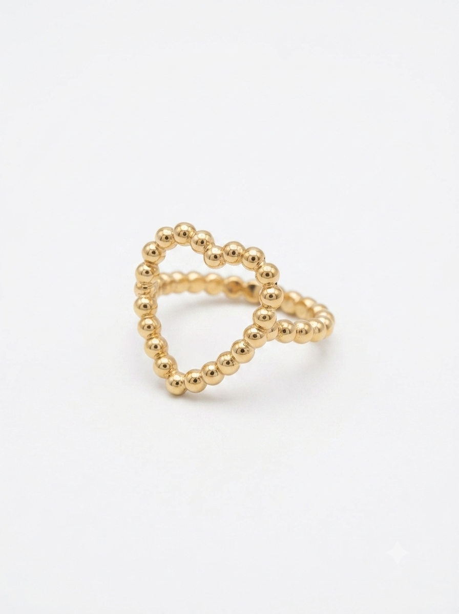 ANEL AMOR INFINITO BANHO OURO 18K ARO: M
