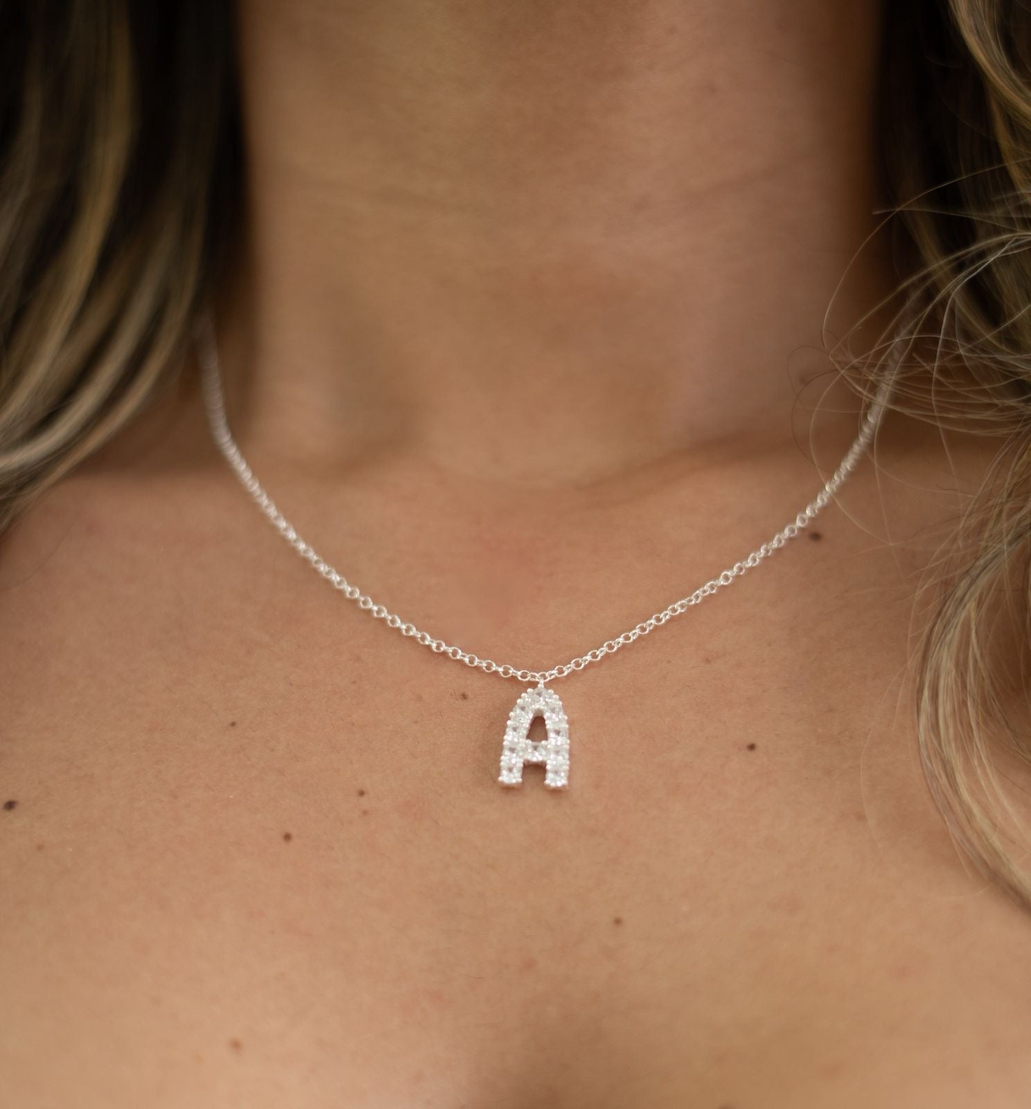 COLAR  MT AUTORAL LETRA A PRATA 925