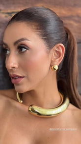 CHOKER CICLO DOURADO IND ANNA PRATA