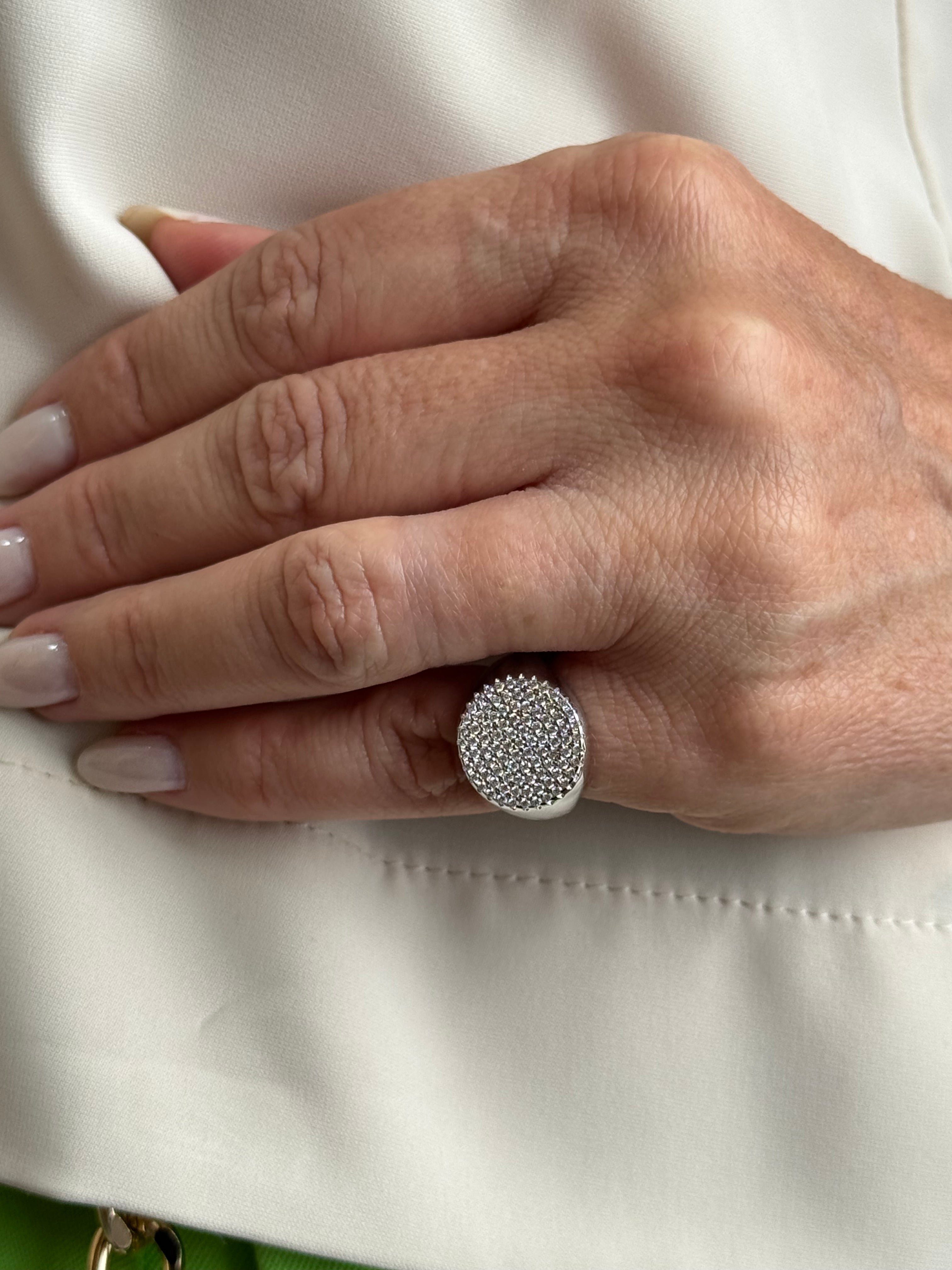 ANEL DE DEDINHO REDONDO MICROCRAVEJADO PRATA 925 2495 S