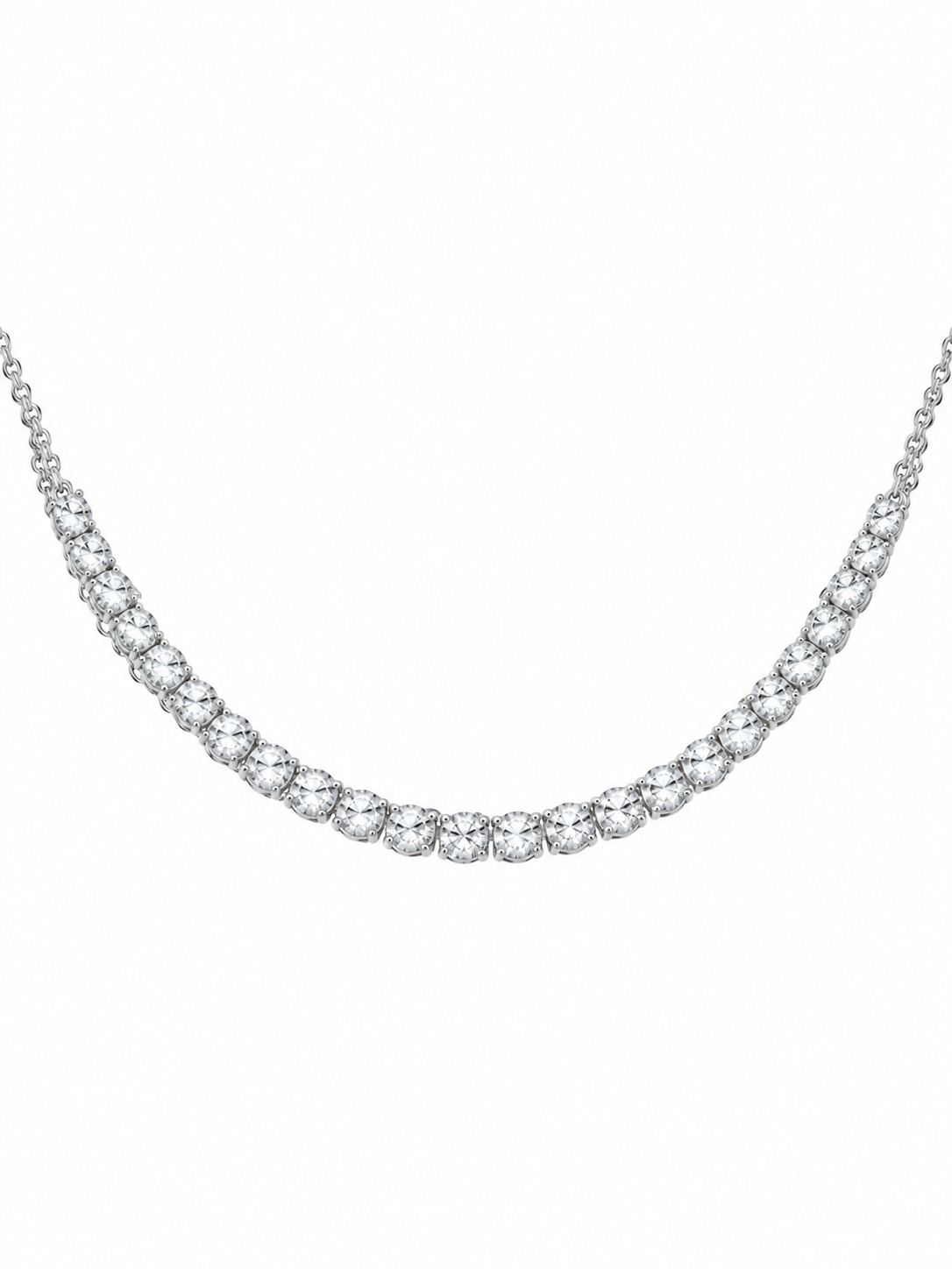 COLAR RIVIEIRA  4 GARRAS 40CM 5MM PRATA 925 4837 S