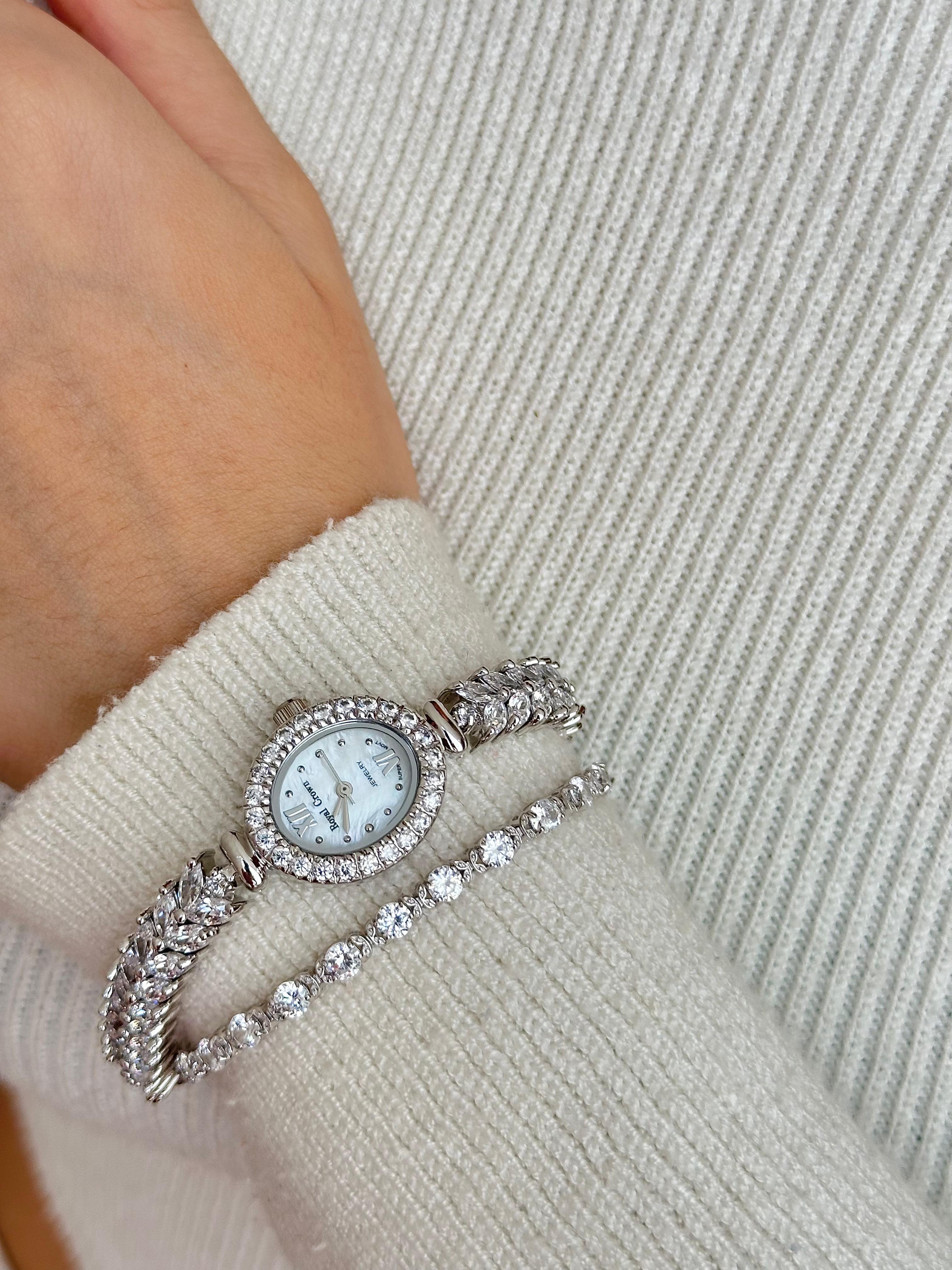 RELOGIO ZIRCONIA CRAVEJADO BANHO RODIO