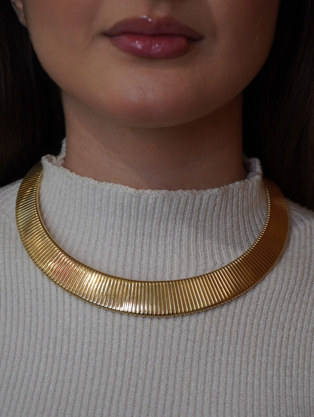 CHOKER MOLA EM MALHA