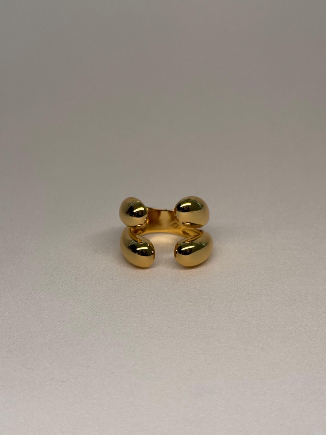ANEL GOTA DUPLA DOURADO