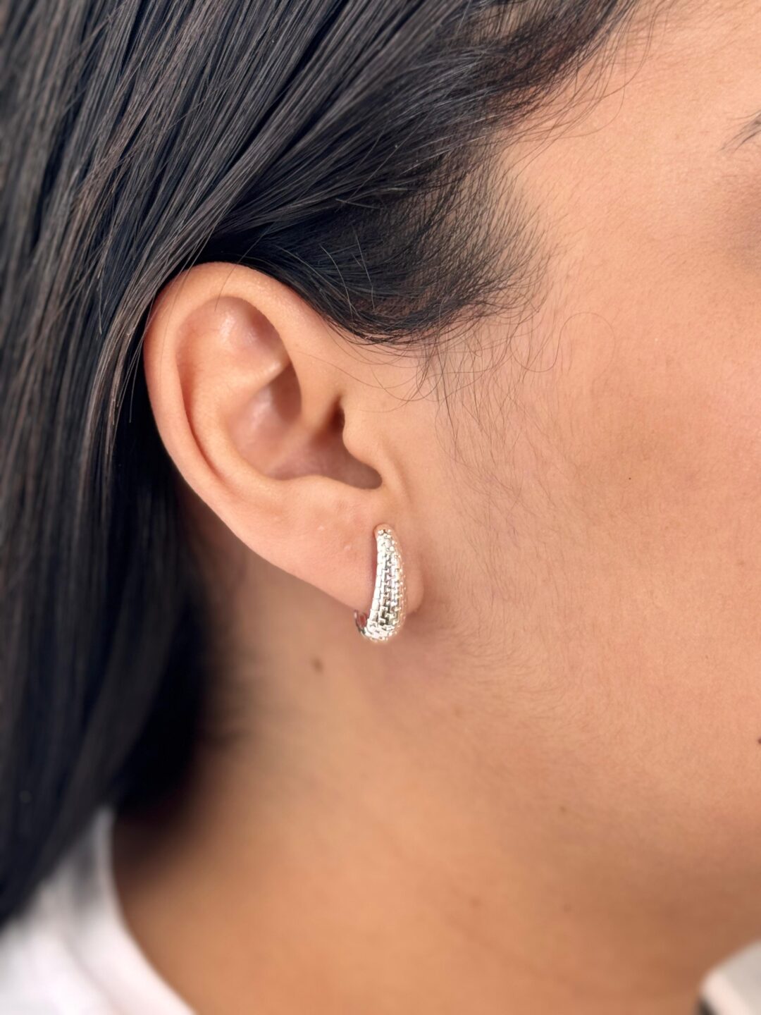 EARHOOK P PRATA ALTO RELEVO