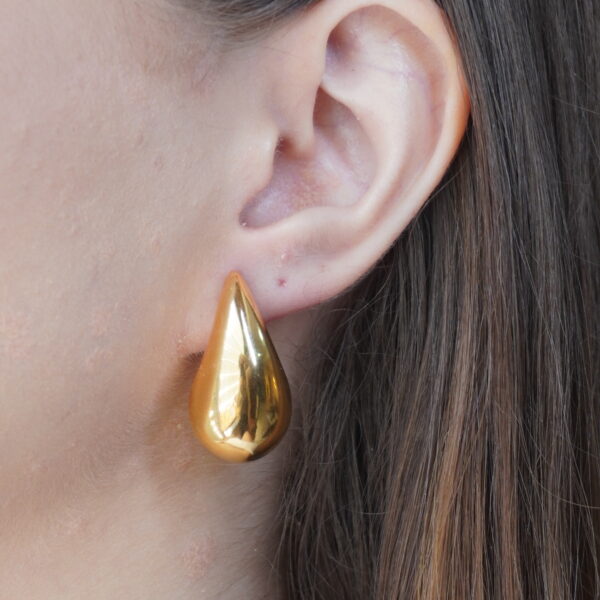 BRINCO GOTA BOLD M BANHO OURO 18K