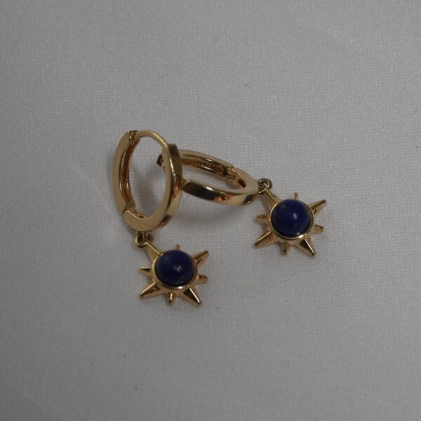 ARGOLA BOHO ESTRELA BANHO OURO18K