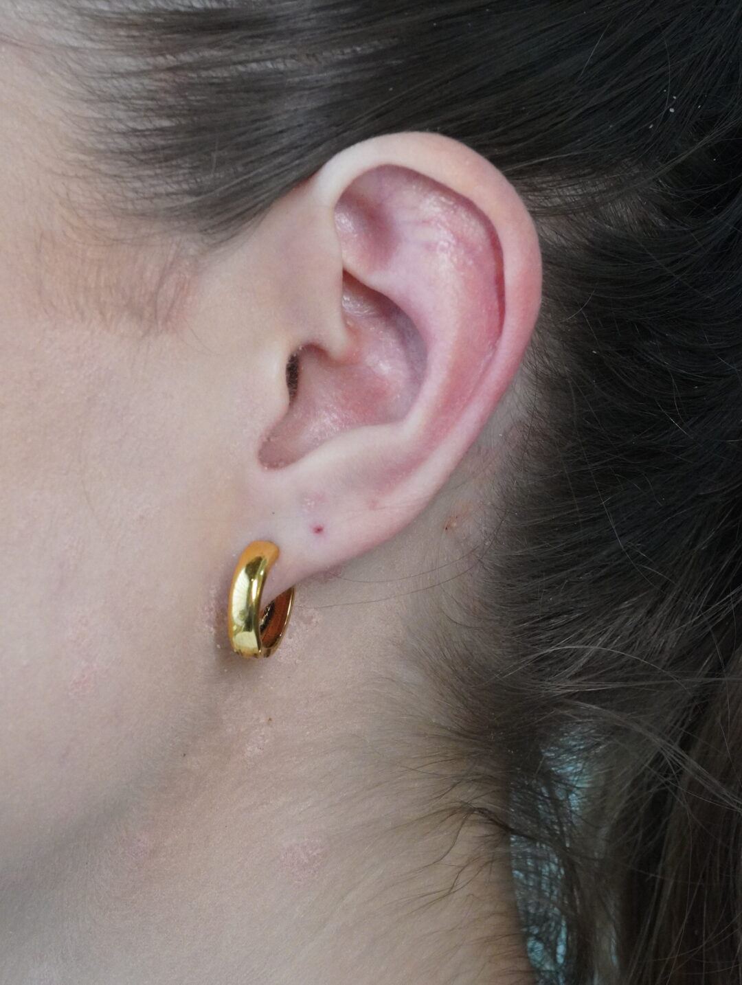 ARGOLA LISA  BANHO OURO 18K - Imagem 2