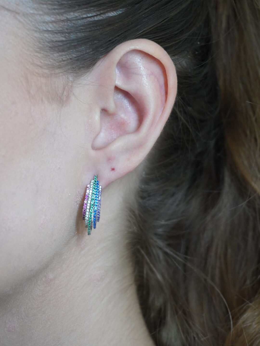 EARHOOK RAINBOW 5 FILEIRAS 836287