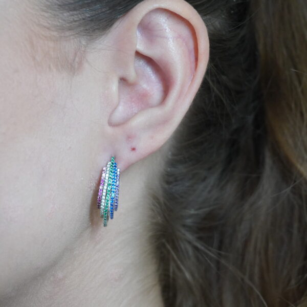 EARHOOK RAINBOW 5 FILEIRAS 836287