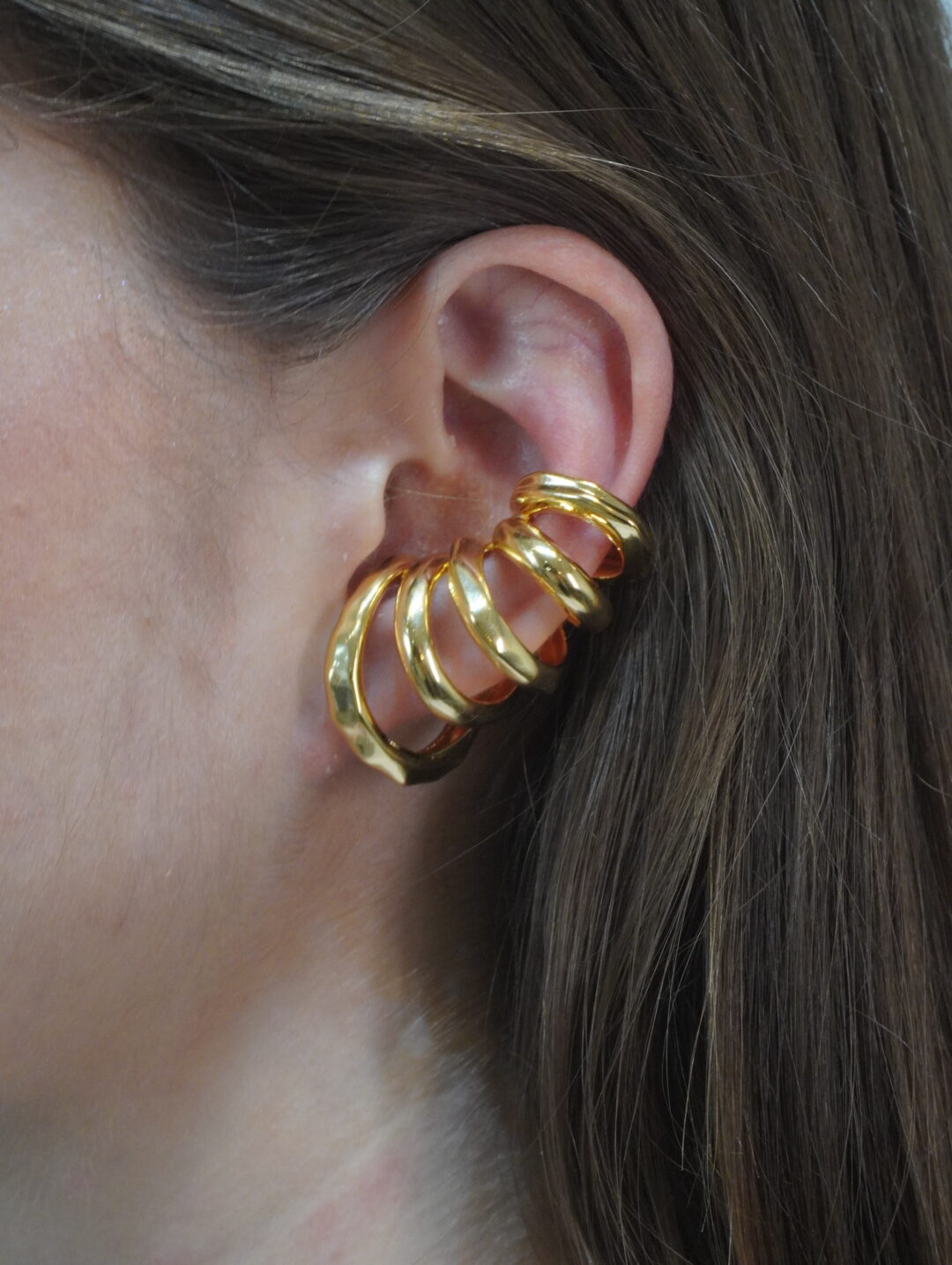 BRINCO PAULA STIVAL COM BANHO OURO 18K
