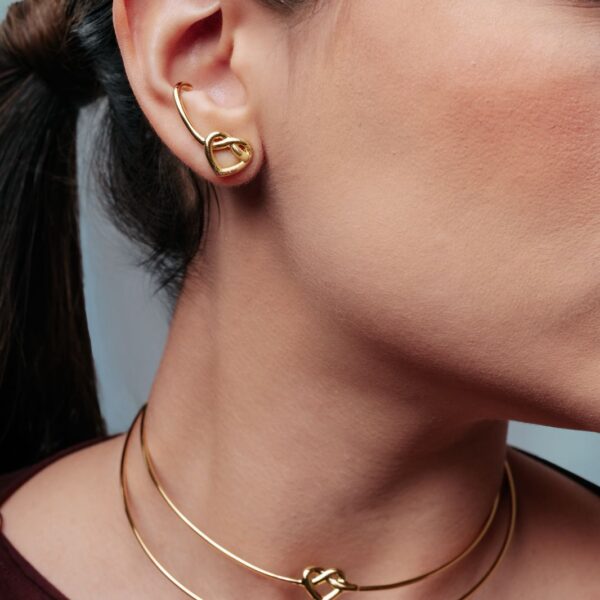 CHOKER MONIQUE SABOIA BANHO OURO 18K