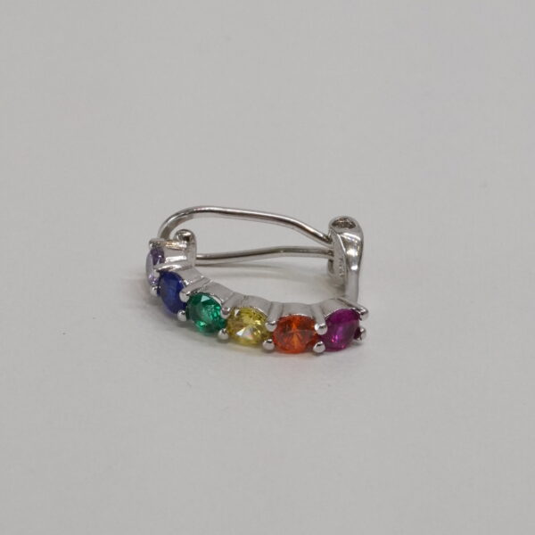 PIERCING COLORIDO PRATA 925 814144