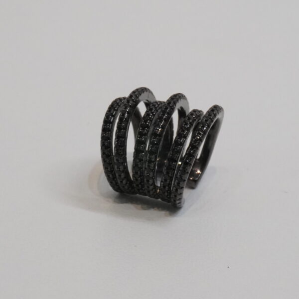 PIERCING FAKE SEIS FILEIRAS RODIO NEGRO 836443