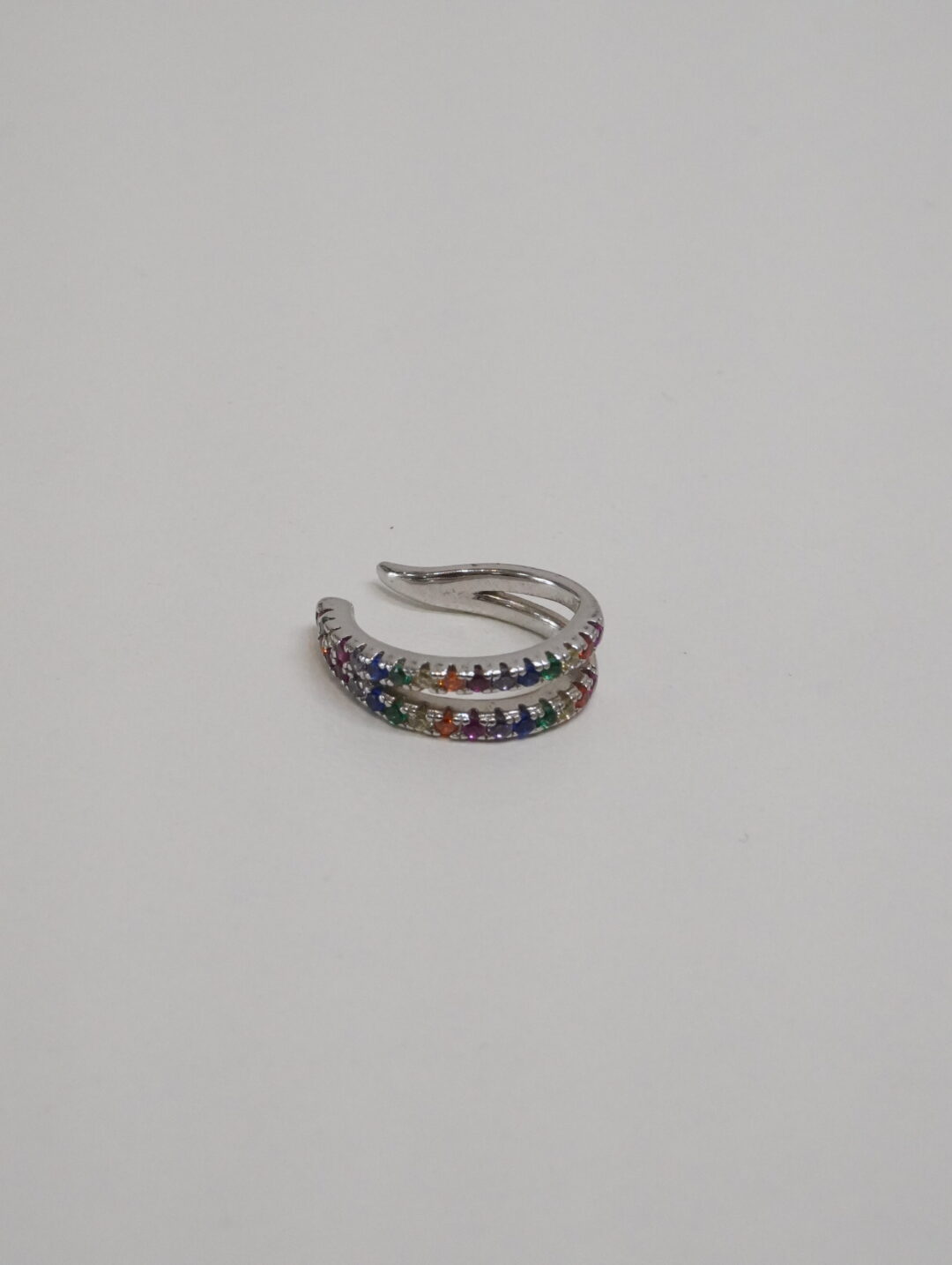 PIERCING FAKE RAINBOW PRATA 925 823734