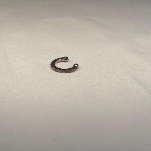 PIERCING FINO CRAVEJADO PRATA 925