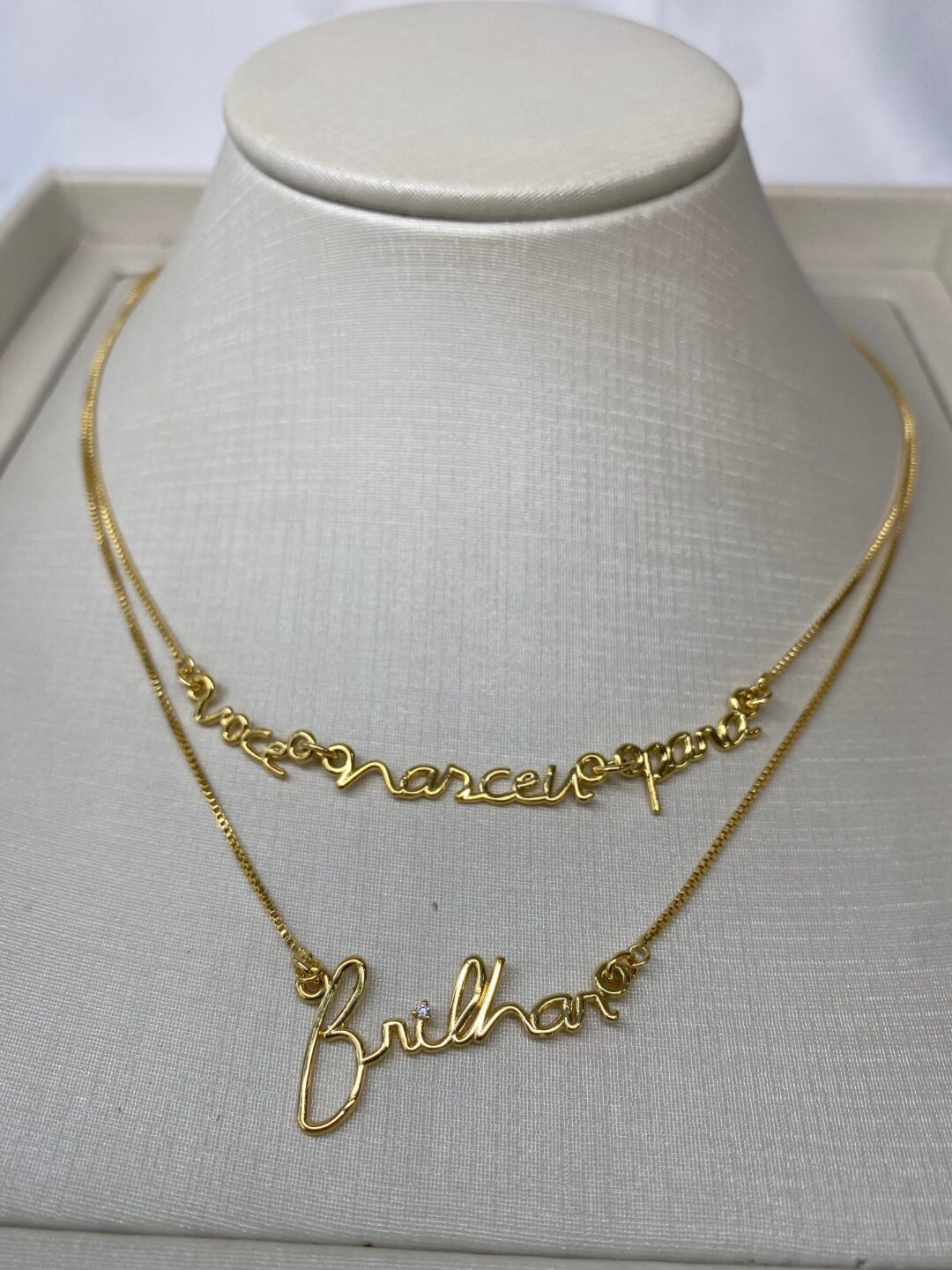 COLAR SHINE BANHO OURO 18K - Imagem 2