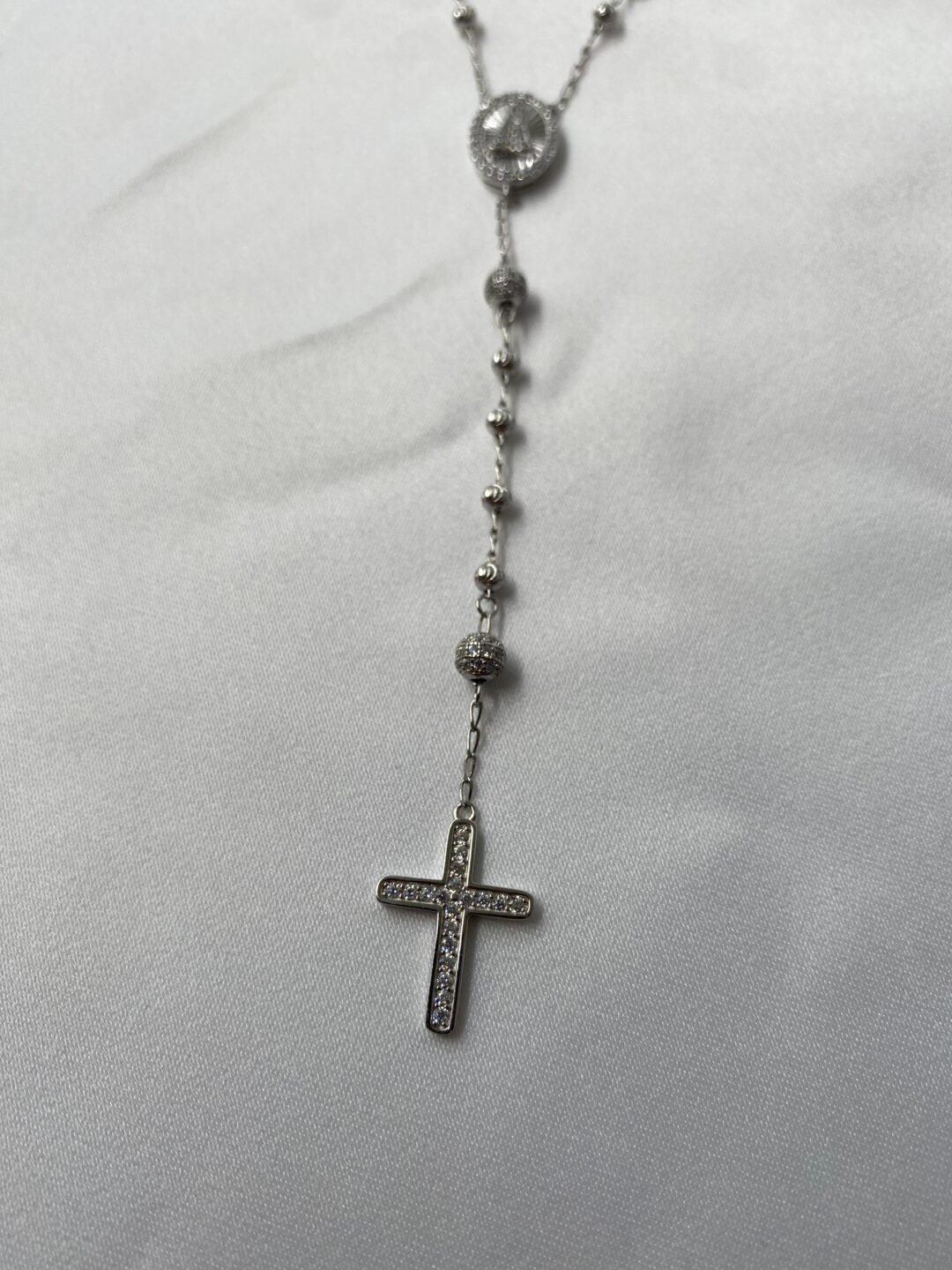 TERÇO ELOS PORTUGUES NOSSA SENHORA PRATA 925 836281 - Imagem 3