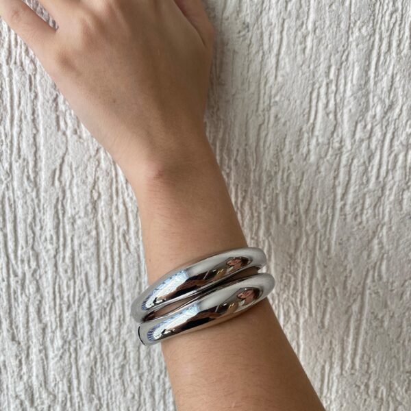 BRACELETE LISO BANHO RODIO
